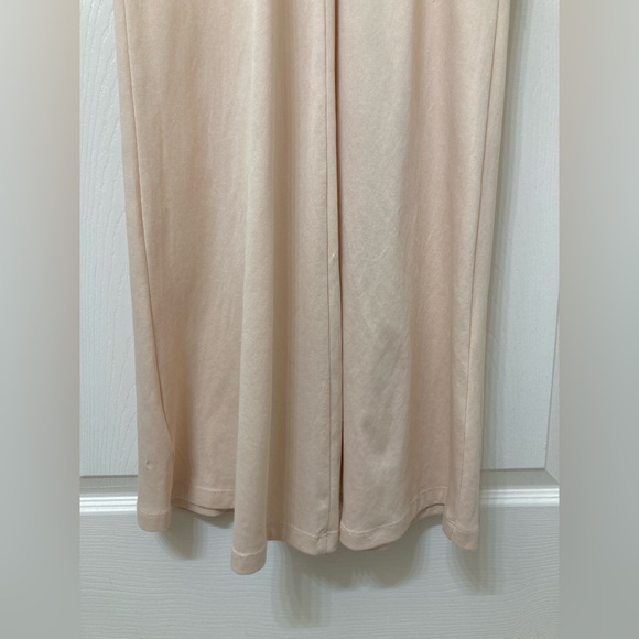 Badgley Mischka Rose Gold Sequins Floor Length Dress Gown 12 Pageant Prom Formal - Picture 8 of 13